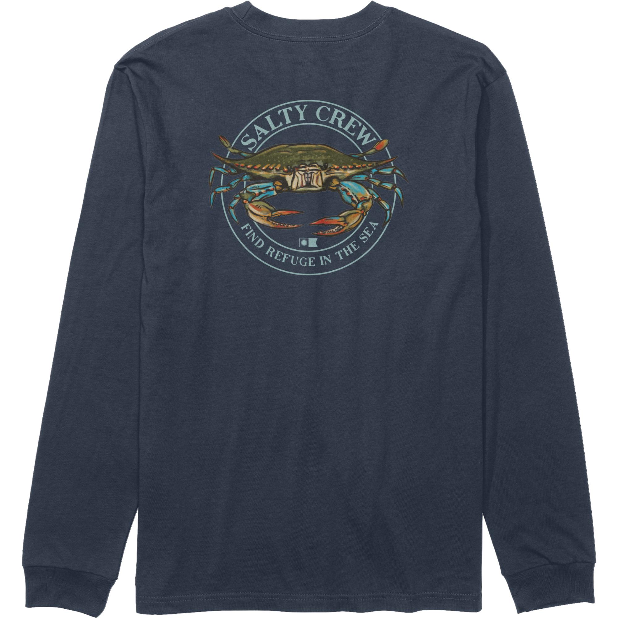 

Мужская футболка с длинным рукавом Jimmy Salty Crew, Navy, Синий, Мужская футболка с длинным рукавом Jimmy Salty Crew, Navy