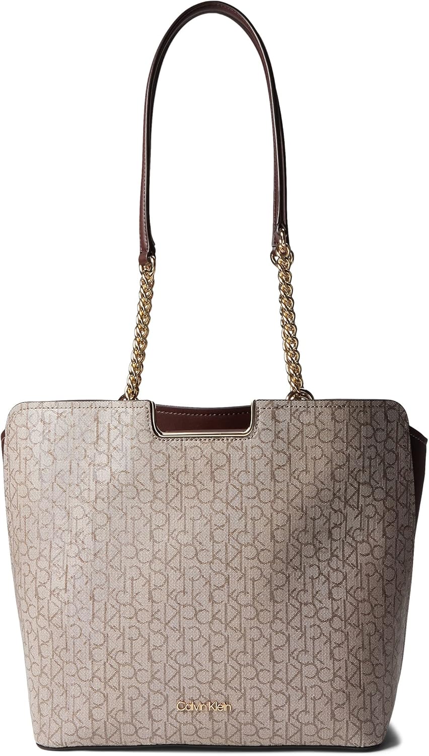 

Сумка-тоут Calvin Klein Finley, Mini Tx Almond/Taupe/Brunette