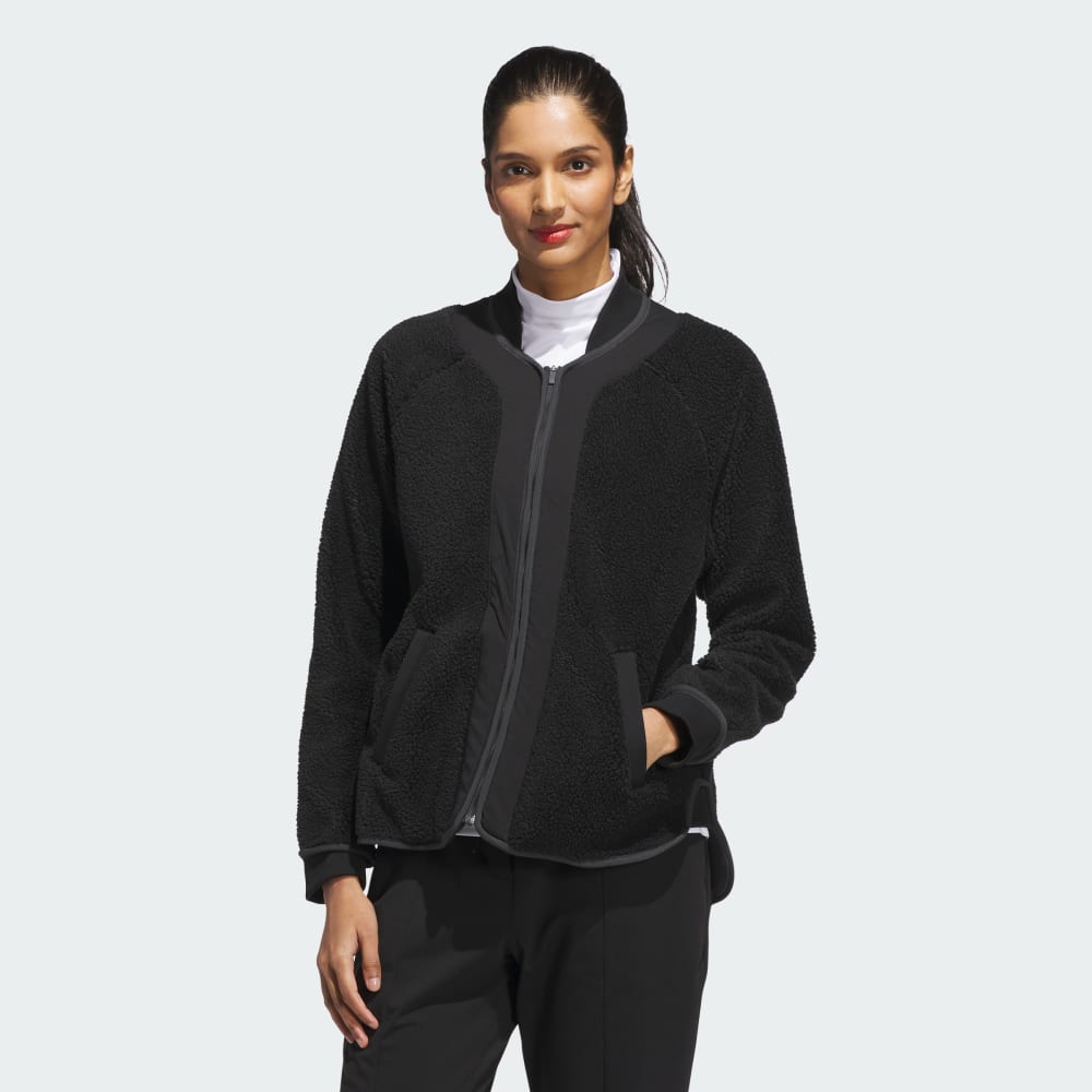

Флисовая куртка Adidas Go-to Fleece Jacket, черный