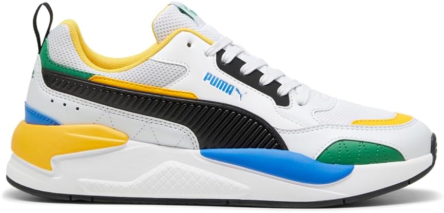 

Мужские кроссовки PUMA X Ray 2 Square с шнуровкой, повседневные- белые