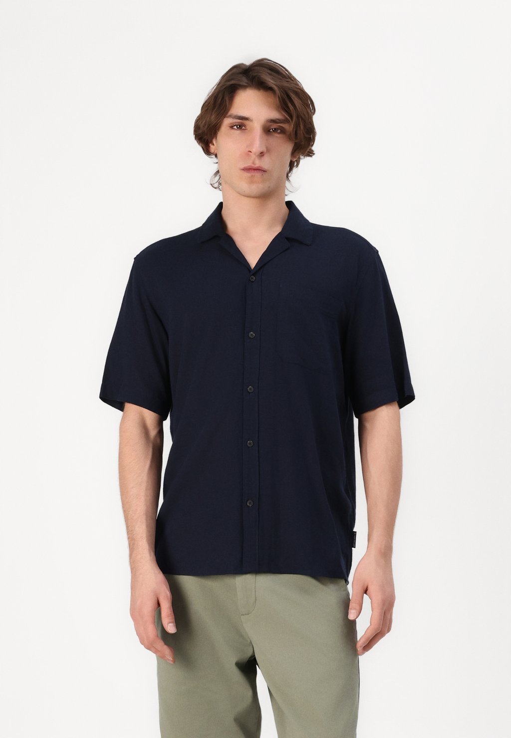 

Рубашка COMFORT SHIRT TOM TAILOR, темно-синий