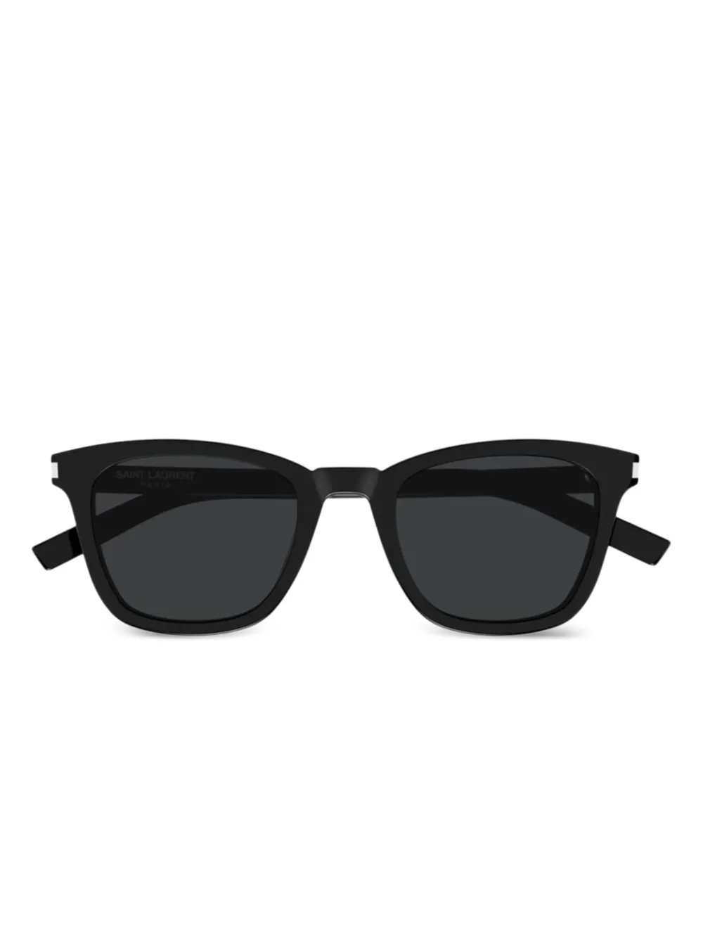 

Солнцезащитные очки в квадратной оправе Saint Laurent Eyewear, черный