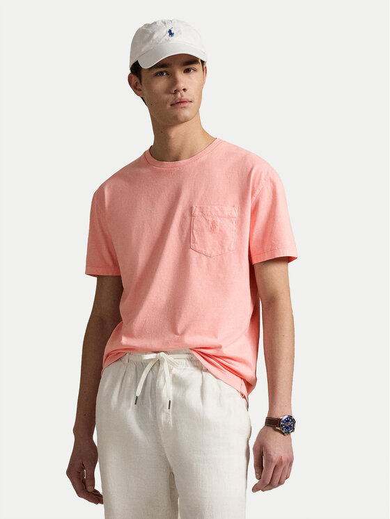 

Футболка облегающего кроя на заказ 710969628005 Polo Ralph Lauren, розовый