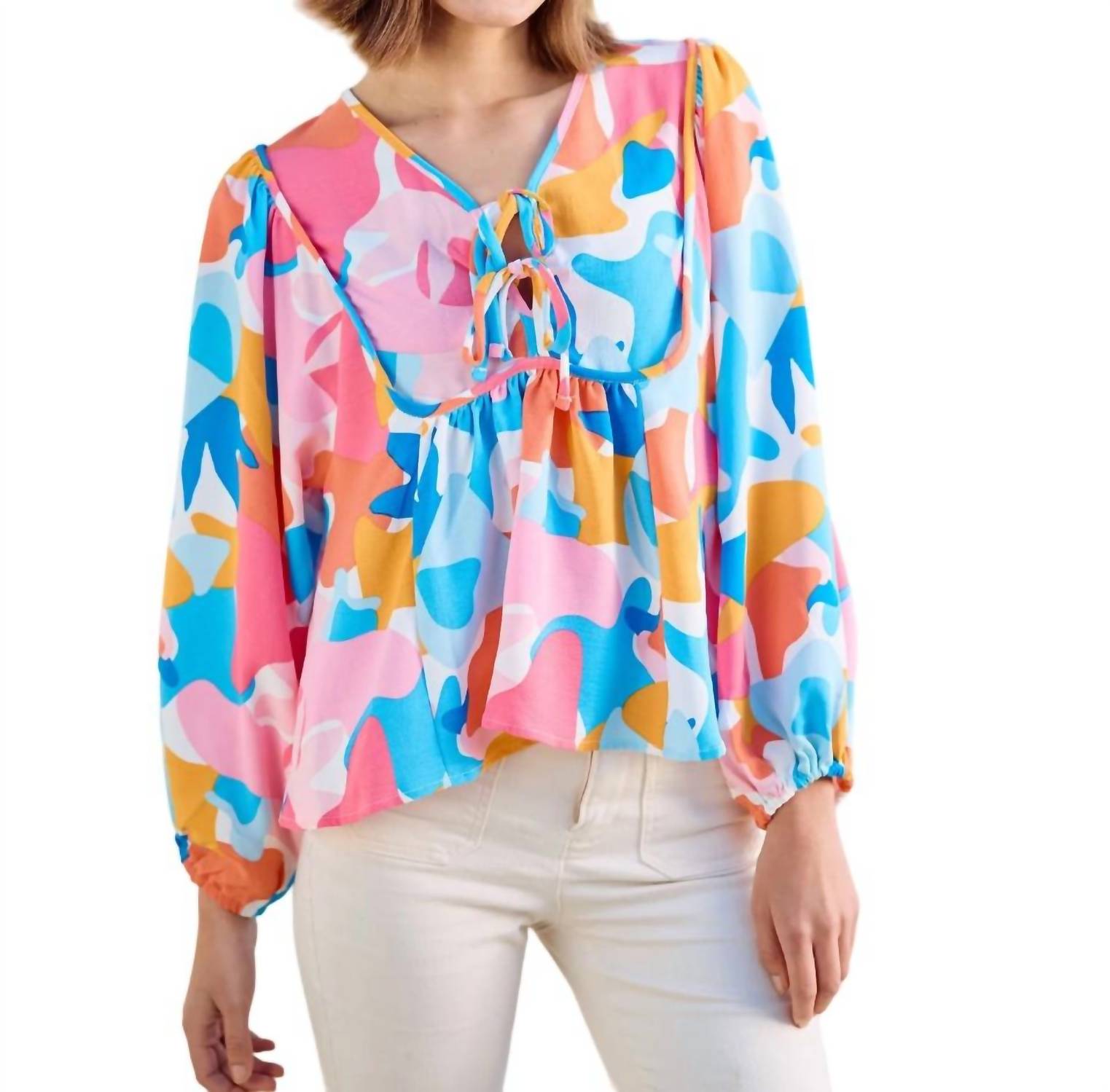 

Топ Vivey в цвете Oh Hello There Pink MICHELLE MCDOWELL