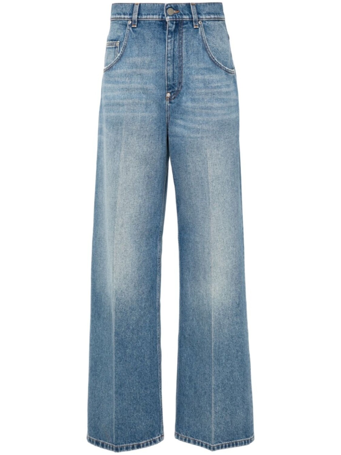 

Stella McCartney джинсы с завышенной талией, синий