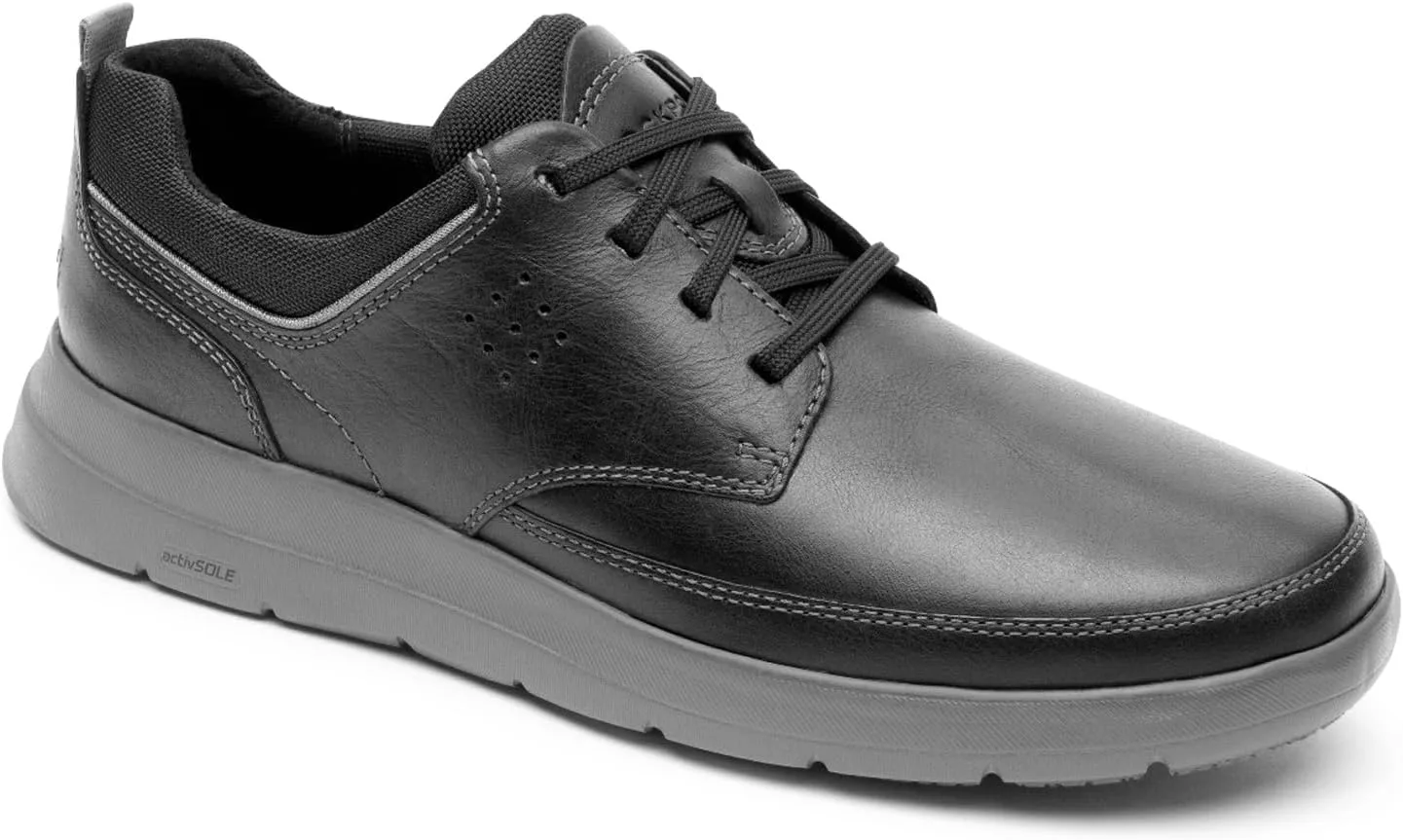 Мужские кроссовки Rockport Truflex Cayden с простым носком, черный