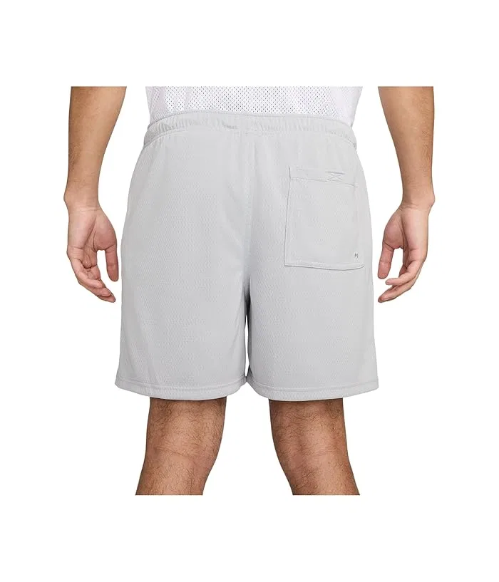 Шорты Nike Club Mesh Flow, Light Smoke Grey/White — фото 3