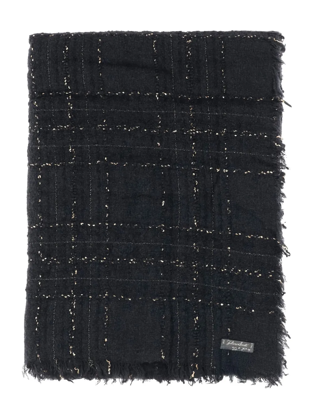 

Клетчатый шарф FALIERO SARTI, черный