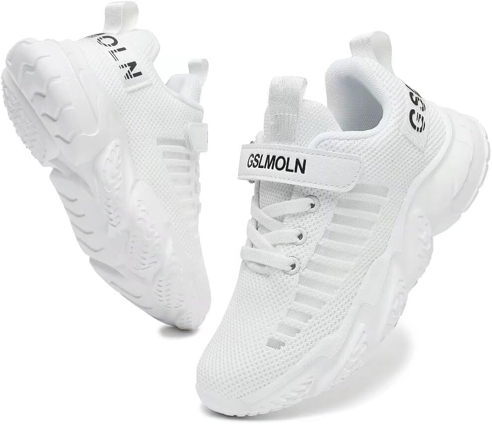 

Детские модные кроссовки Jakcuz для детей, ультралегкие, дышащие, повседневные, для занятий спортом и прогулок, для девочек и мальчиков, белый