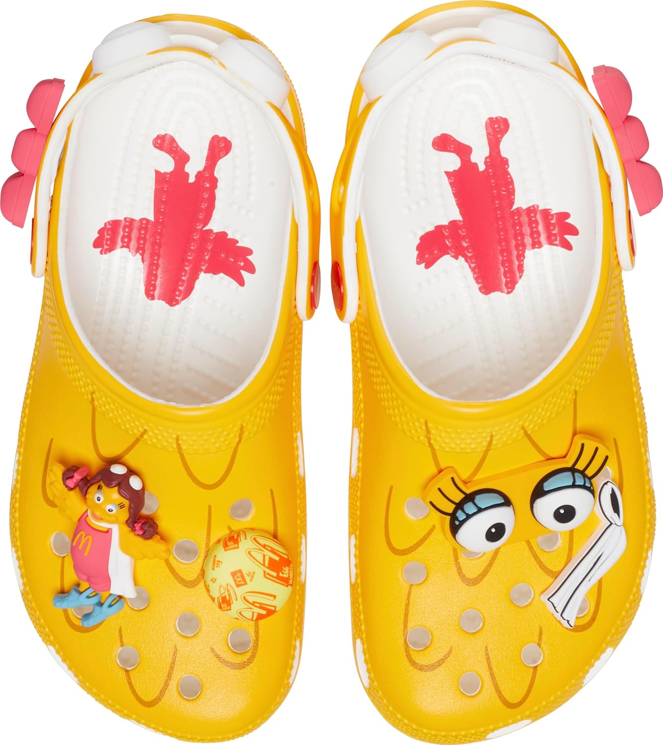 Сабо Унисекс для взрослых McDonald's X Classic Clog Crocs, желтый — фото 4