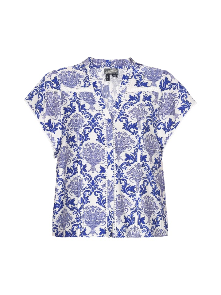 

Блузка DreiMaster Vintage, темно-синий