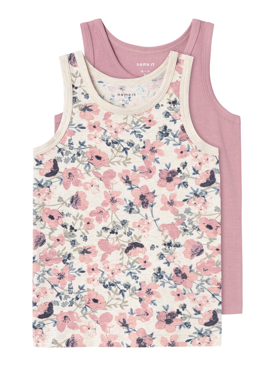 

Майка NAME IT, цвет mottled beige/Dusky pink