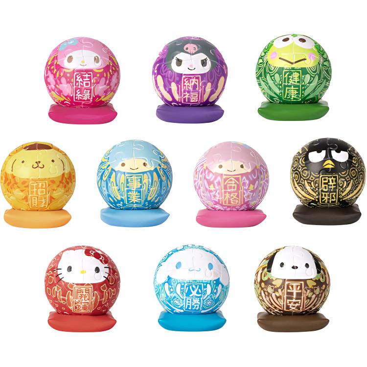 

3D JP Sanrio 3D эффект шаровой пазл мистери бокс одиночный слепой бокс/полный набор 9 шт 3D-JP