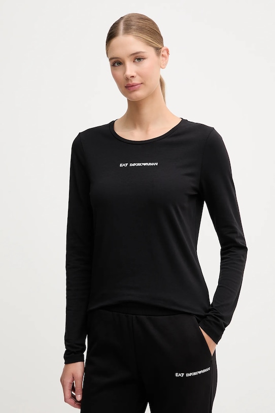 

Лонгслив Ea7 Emporio Armani, черный