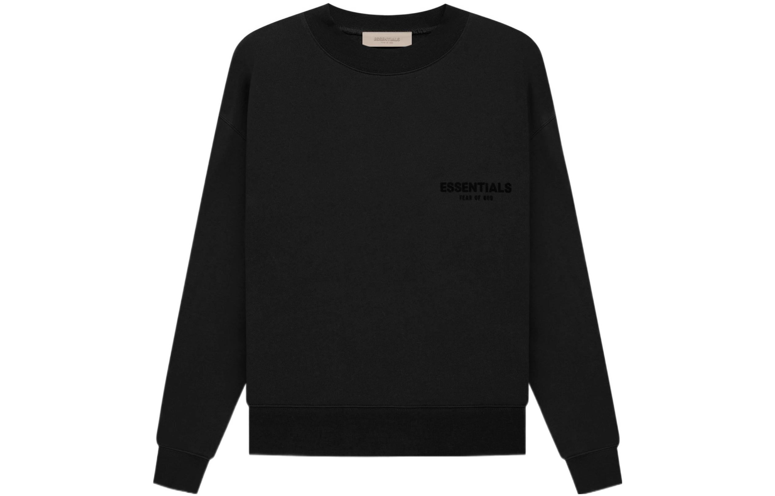 Футболка с круглым вырезом SS22 Fear Of God Essentials, черный — фото 3