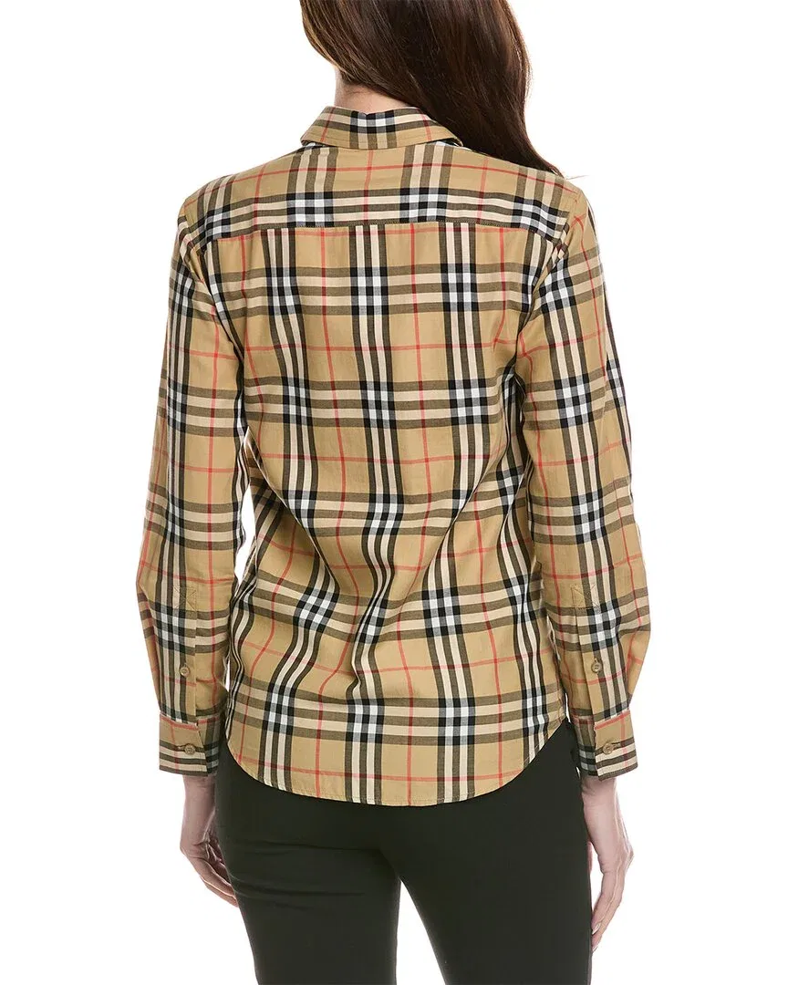 Рубашка Burberry Emma, женская, бежевый — фото 2