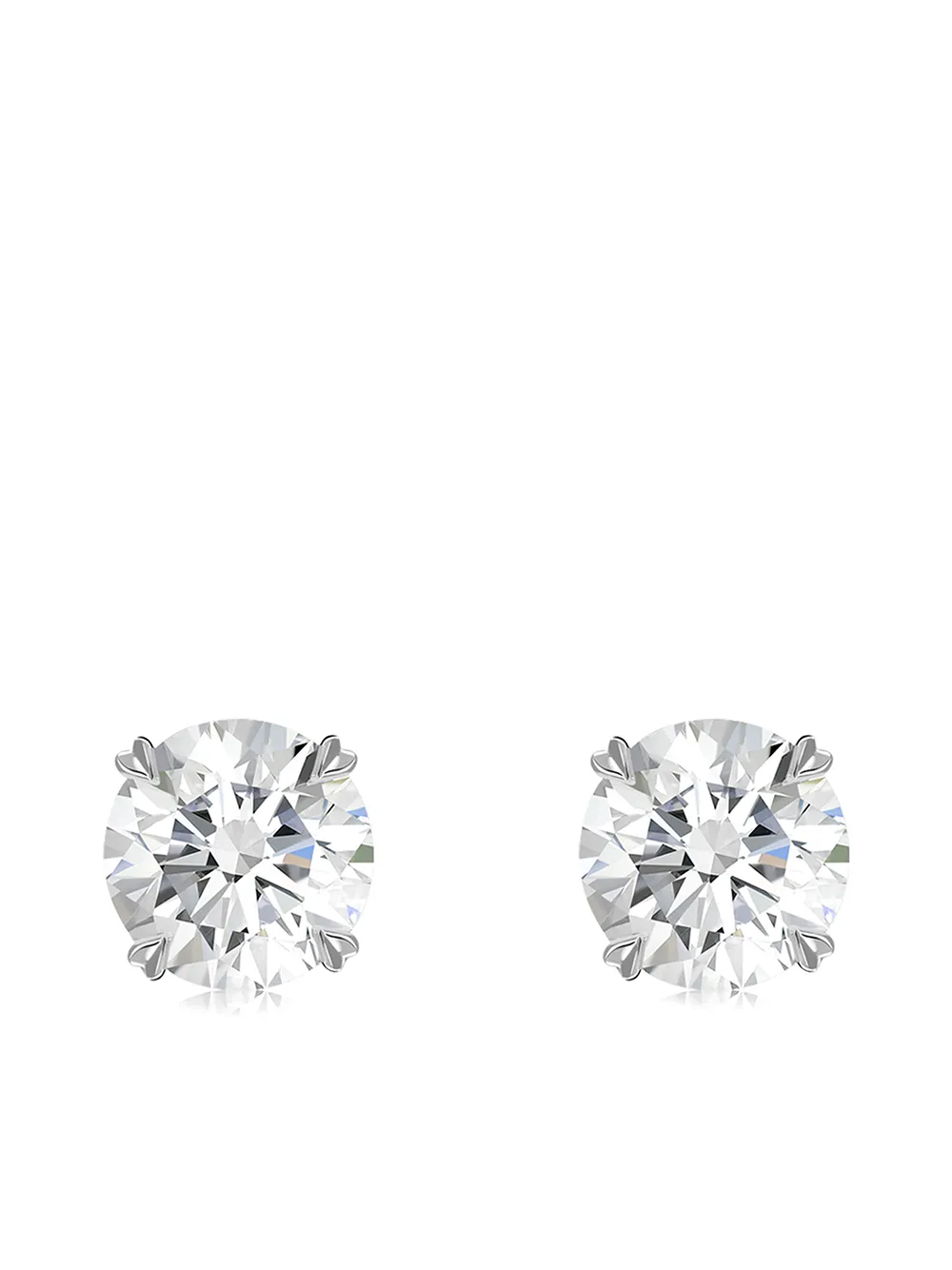 

Серьги-гвоздики Windsor из белого золота с бриллиантами Pragnell, серебяный