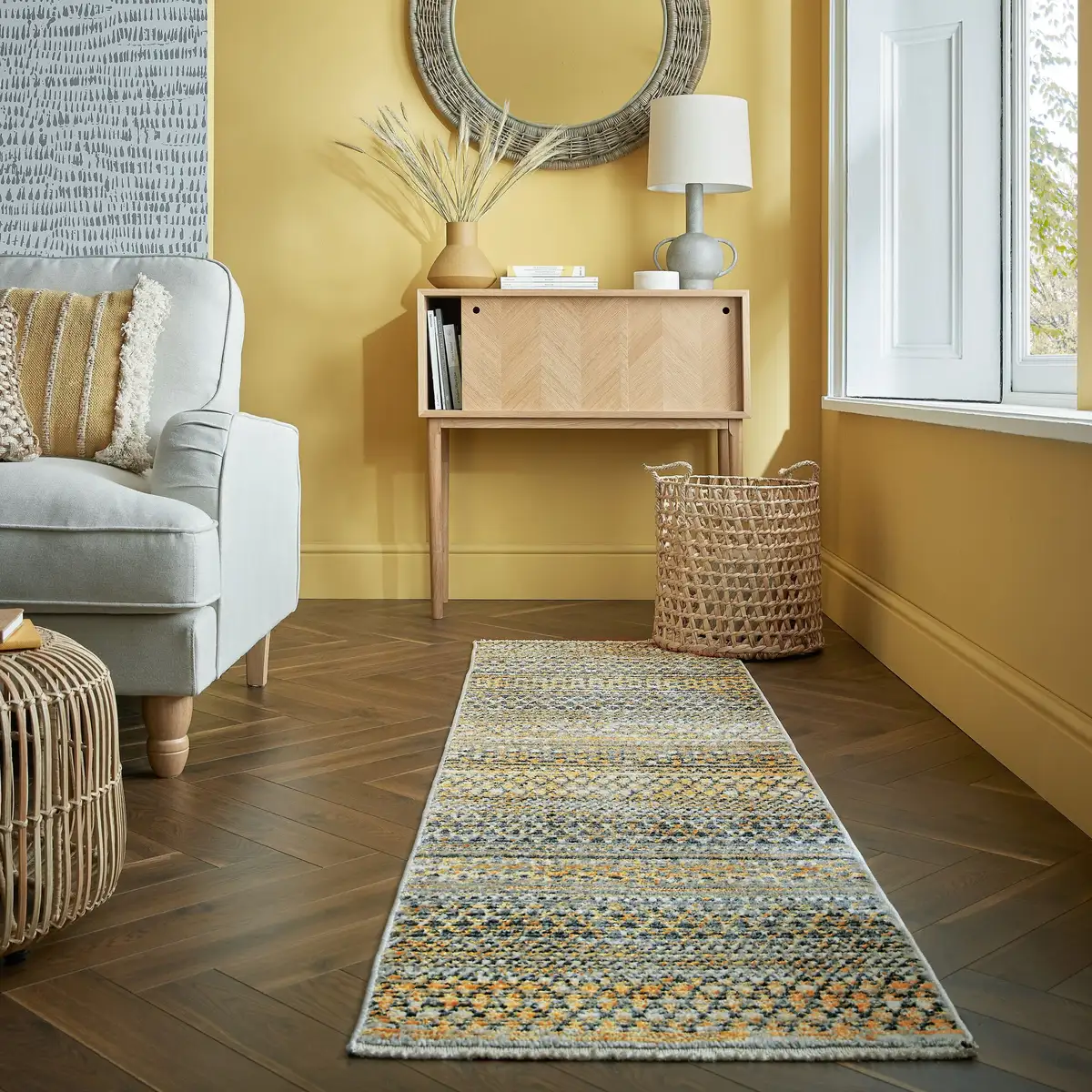 

FLAIR RUGS ковер "Camino Abstract", прямоугольный, абстрактный ковер 66х300 см, цвет gelb