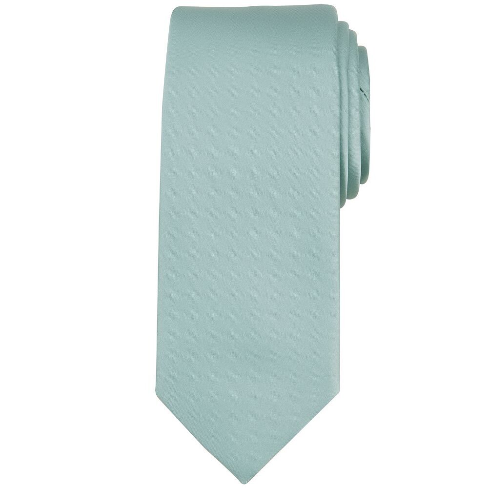 

Мужской тонкий атласный галстук на заказ, однотонный Bespoke, цвет Light Green Sateen