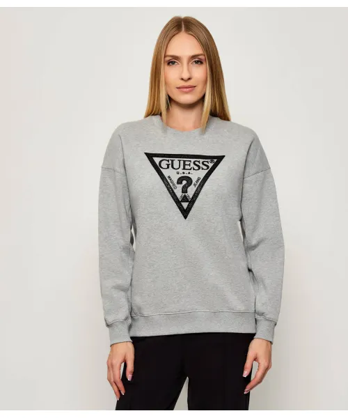 

Толстовка Regular fit Guess Jeans, серый
