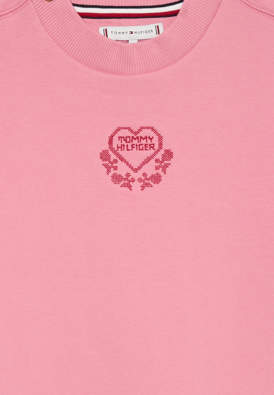Толстовка Tommy Hilfiger EMBROIDERED HEART, Mystic Pink/Pink — фото 3