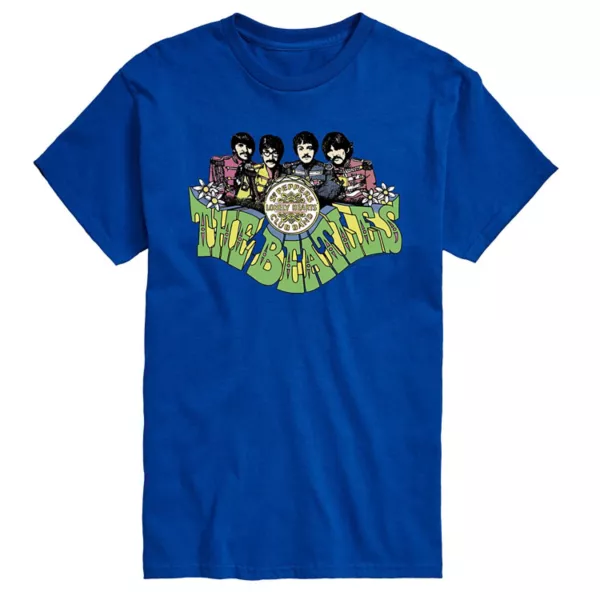 

Футболка The Beatles "Одинокие сердца" Big & Tall Licensed Character, синий