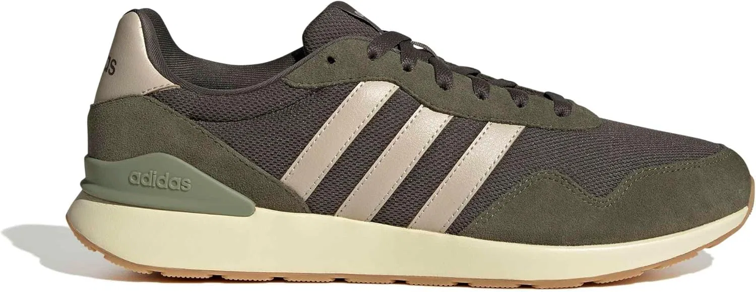 Мужские кроссовки Adidas Run 60s 4.0, Shadow Olive Wonder Beige Olive Strata — фото 2