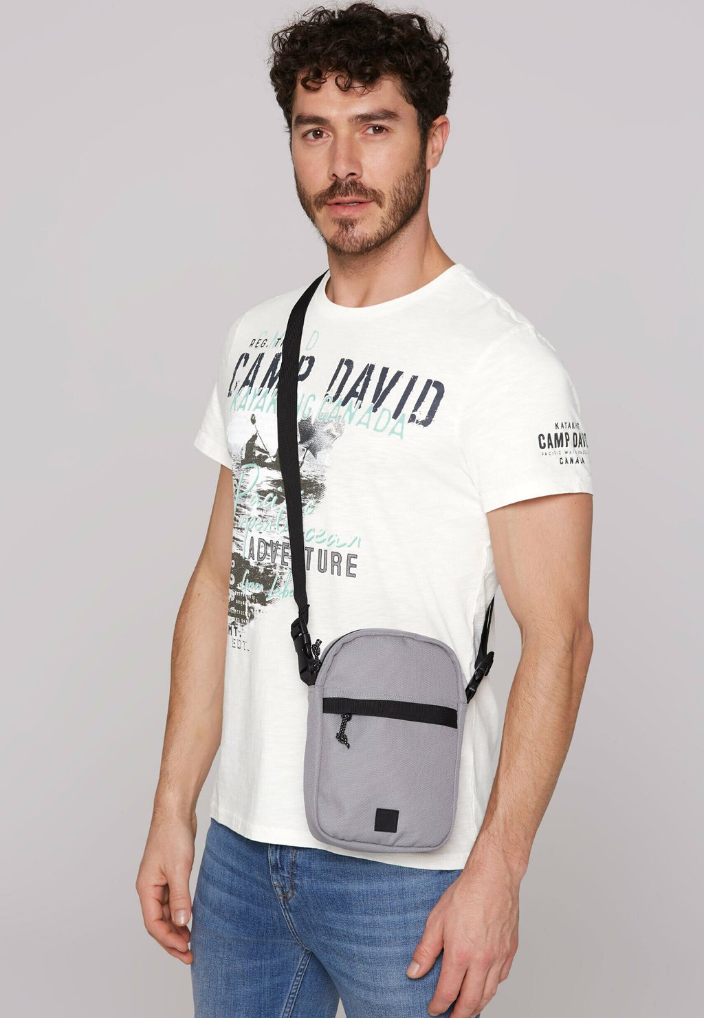 

Сумка через плечо Across body bag Camp David, серый