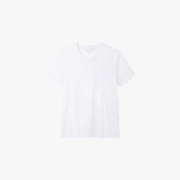 

Идеальная хлопковая футболка Regular Fit The White Company, белый