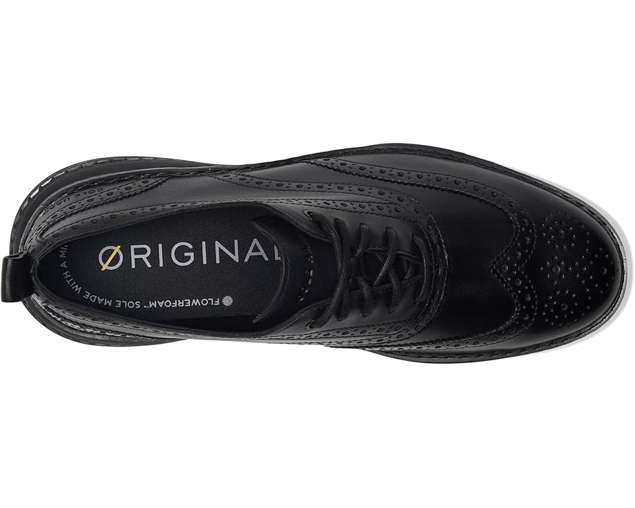 Оксфорды Cole Haan Original Grand Energy Weave Wing Tip Oxford, цвет Black/Black/Black — фото 2