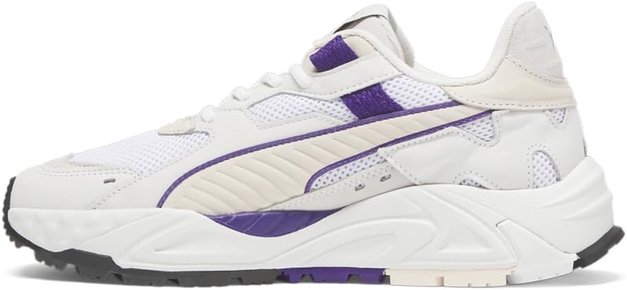 Мужские кроссовки PUMA L. London X Rs-Trck на шнуровке, повседневные - белые — фото 3