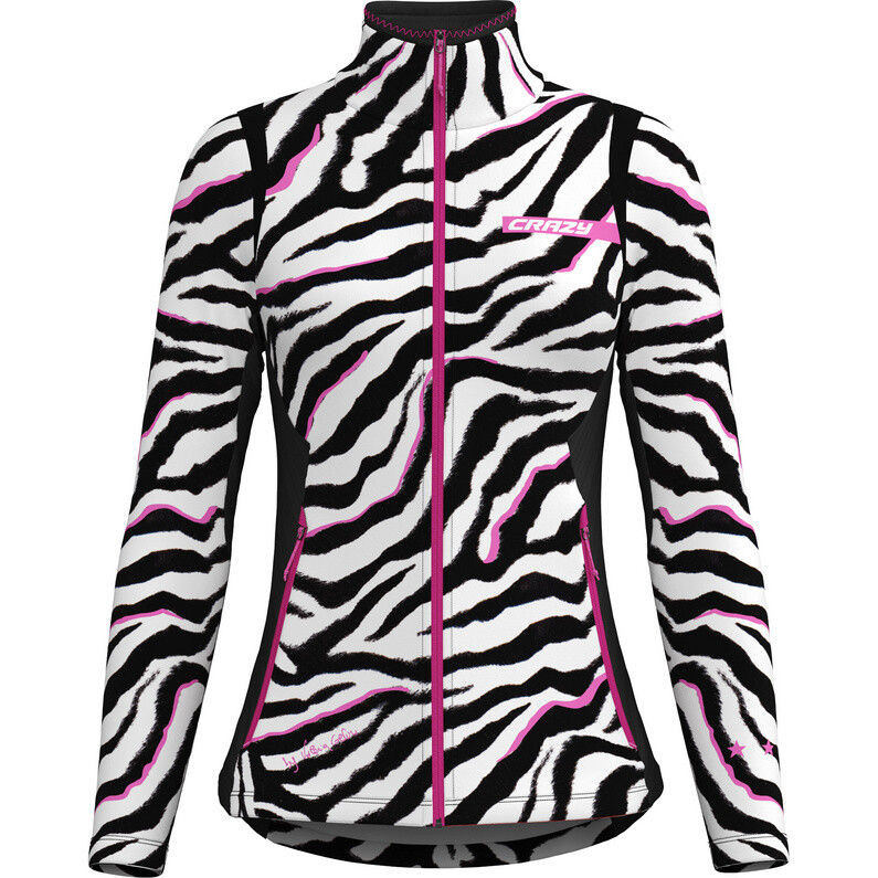 

Женская вещь Wonder Magic с длинным рукавом Crazy, цвет Black-Zebra