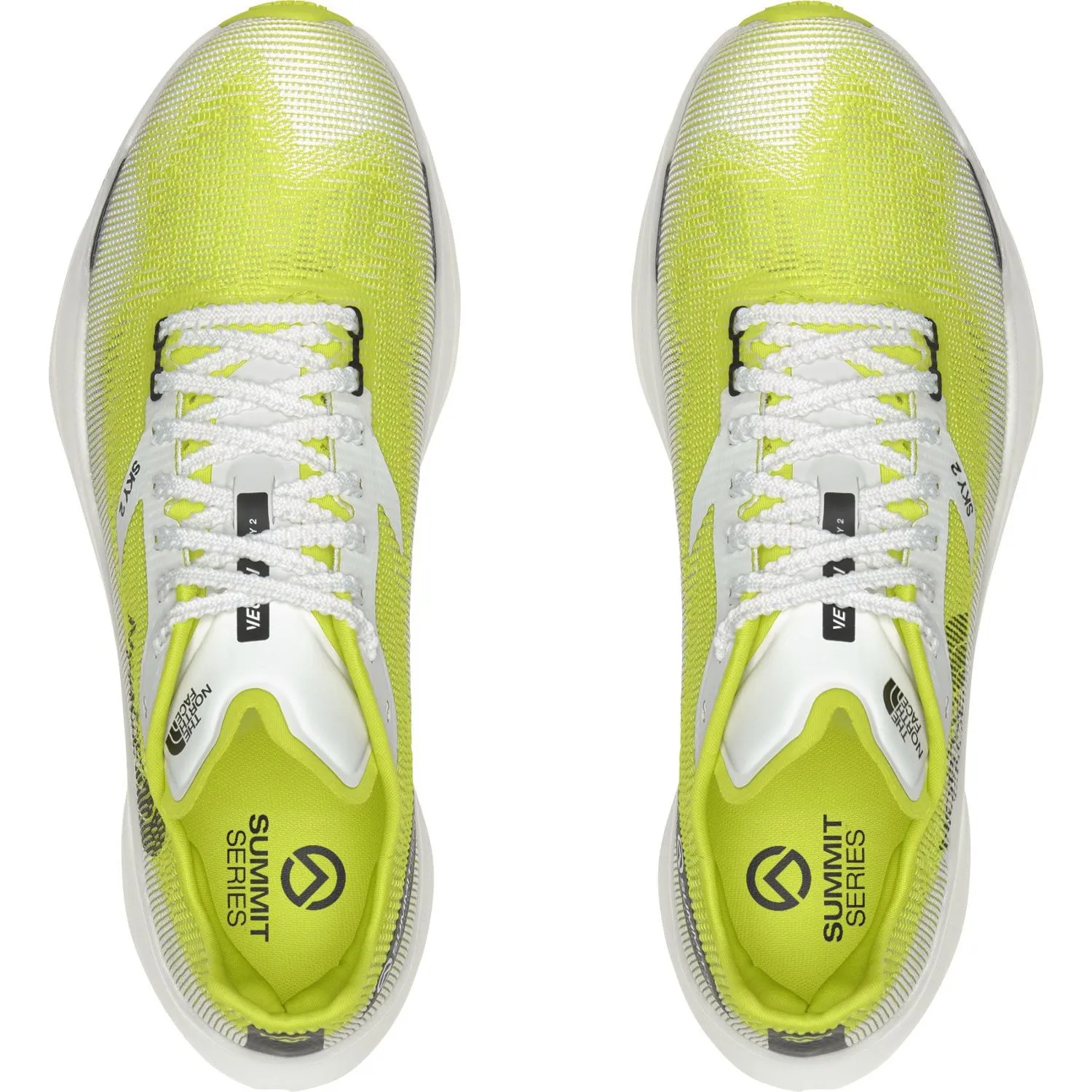 Кроссовки для трейлраннинга Summit Series VECTIV Sky 2 The North Face, White Ash/Sulphur Spring Green — фото 4
