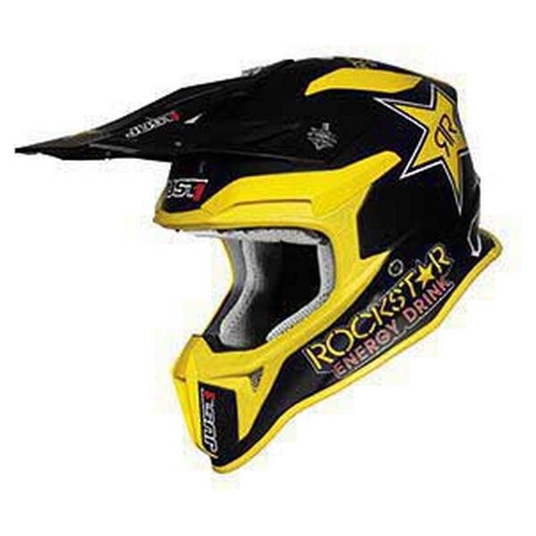 

Шлем для мотокросса Just1 J18 Rockstar, черный