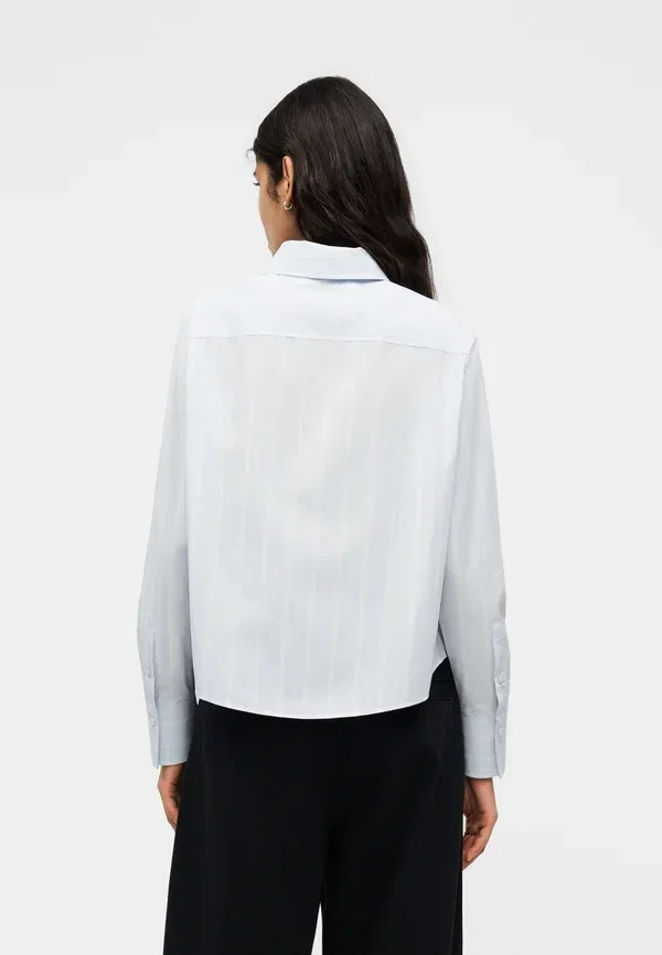 Блуза Boss Bertyna Monday Button Down, цвет ксеноново-синий — фото 4