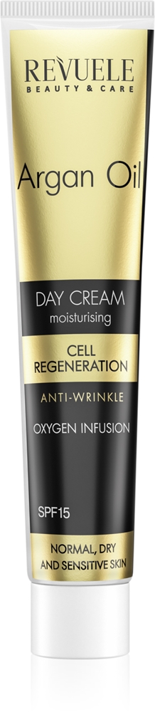 

Дневной крем с аргановым маслом, восстанавливающий дневной крем для лица Revuele, spf 15 50 мл