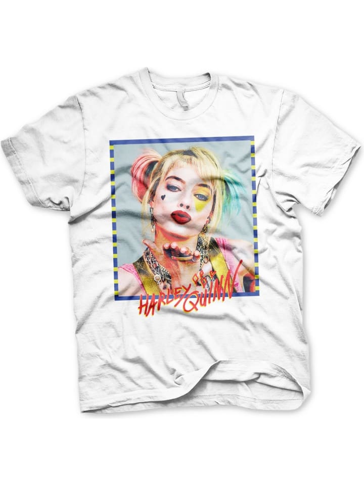 

DC Commics Harley Quinn Белая футболка, Белый, DC Commics Harley Quinn Белая футболка
