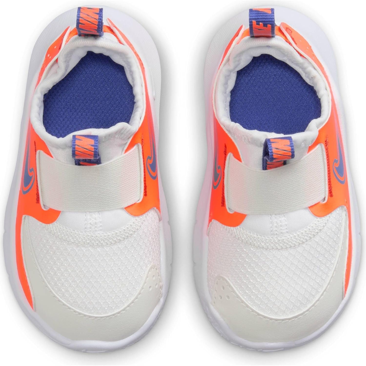Кроссовки Nike Flex Runner 3 для мальчиков и малышей, белый/синий/оранжевый — фото 3