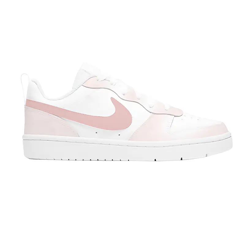 Nike Детские скейтборд-кроссовки low top, slip resistant, pink star cloud, unisex, leather — фото 3