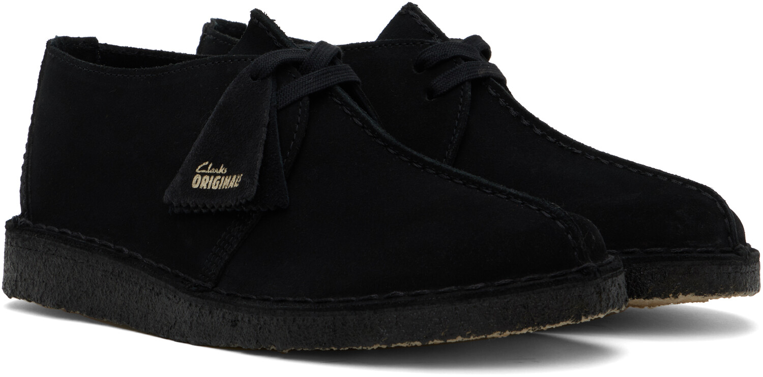 Дерби Black Desert Trek Clarks Originals, Black suede — фото 4