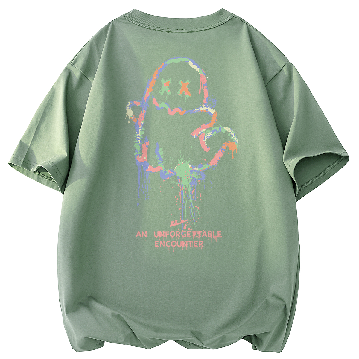 

Футболка с рукавом дроп-шоулдер женская WARRIOR, pea зеленый (heavyweight and 100% cotton)