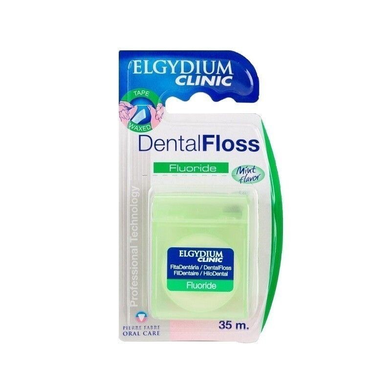 

Elgydium Nić dentystyczna z fluorem miętowaзубная нить, 1 шт.