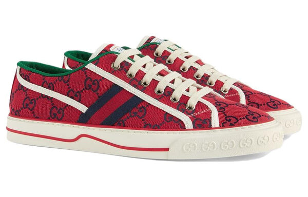 Кроссовки GUCCI Tennis 1977 Shoes 'Red', красный — фото 2