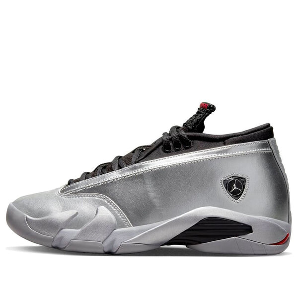 

Кроссовки 14 ретро низкие Air Jordan, серебряный