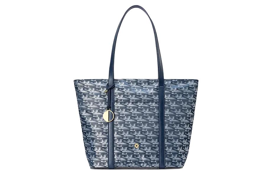 

Samsonite Сумка-шоппер LIBRA 20 из жаккардовой ткани, женская наплечная сумка Blue Print