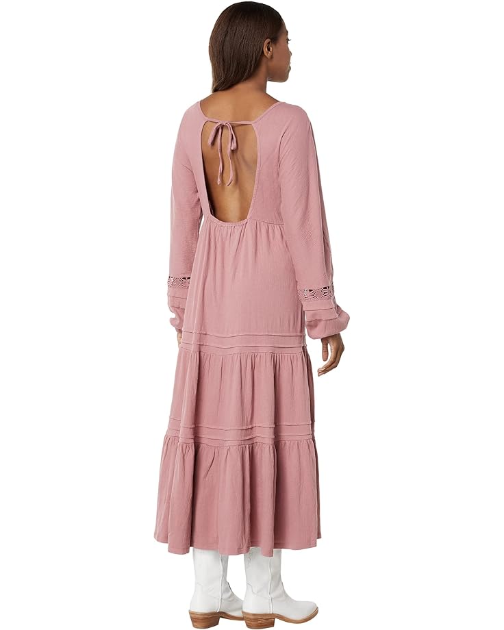 

Платье Lucky Brand Embroidered Knit Maxi, цвет Crushed Berry