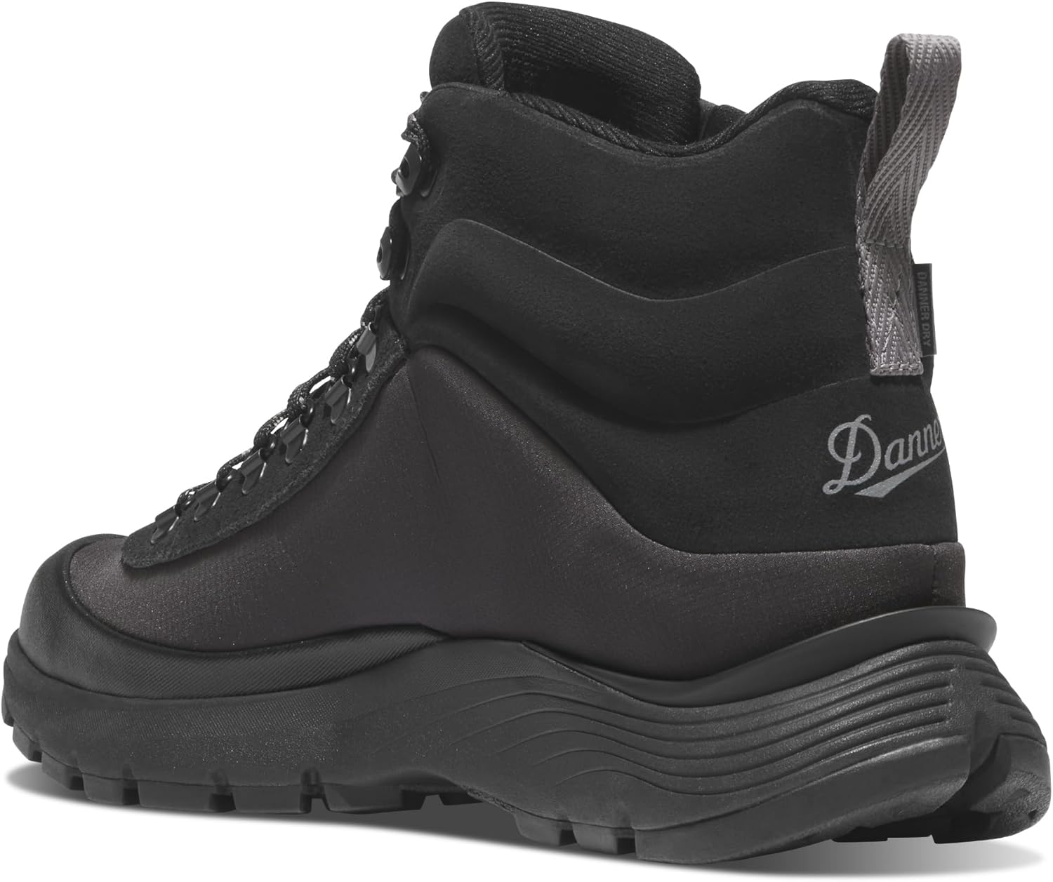 Мужские водонепроницаемые походные ботинки Danner Trail Trainer Mid 4, легкие, прочные, без утеплителя, для активного отдыха на улице, черный — фото 3