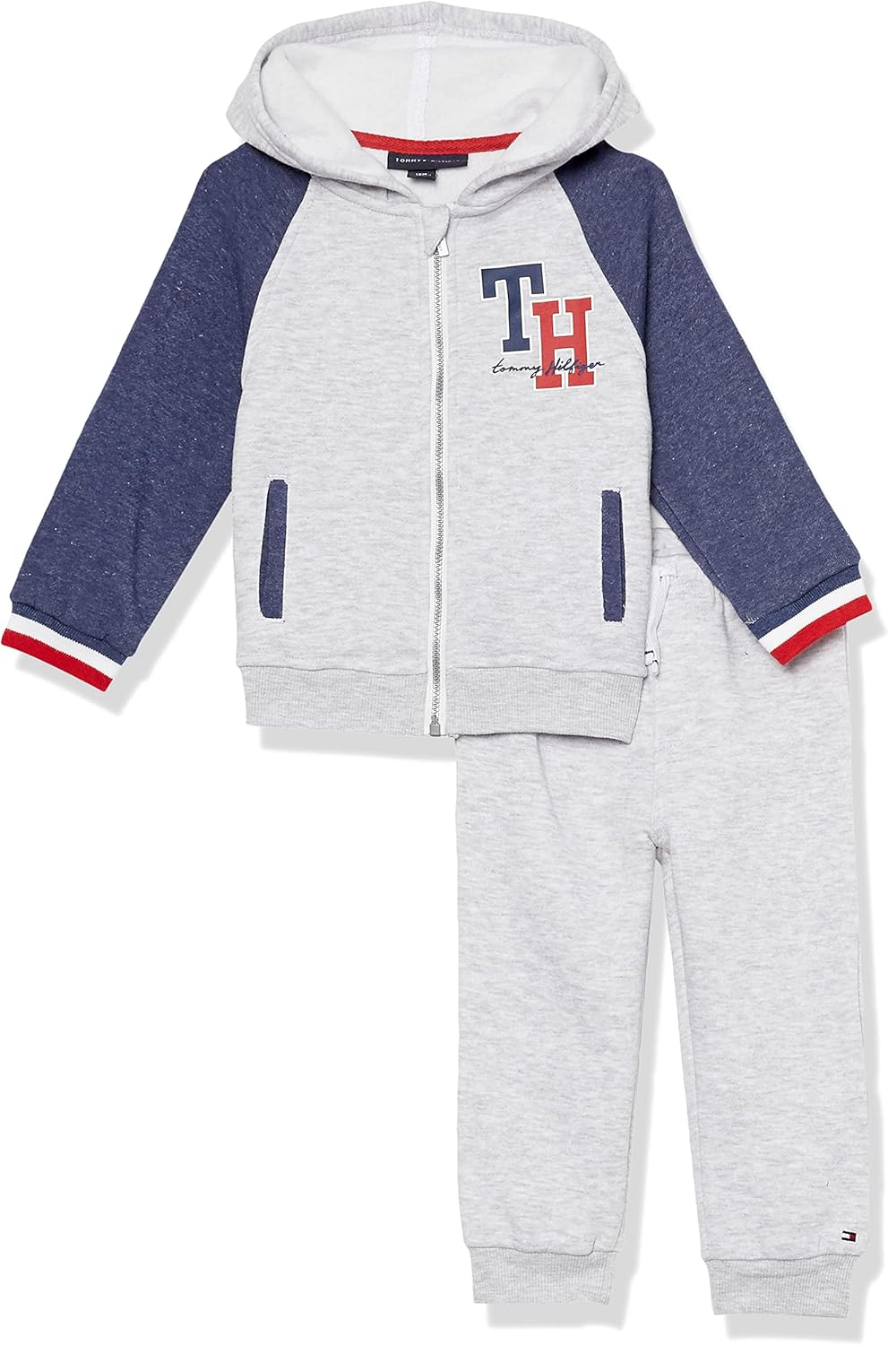 

Комплект из двух предметов для бега Tommy Hilfiger для мальчиков, Platinum Heather/Blue