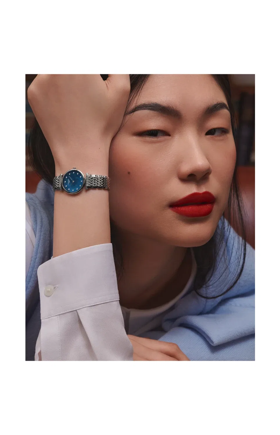 ЛА ГРАНД КЛАССИК ДЕ ЛОНЖИН - L4.209.4.81.6 LONGINES, серебряный — фото 4
