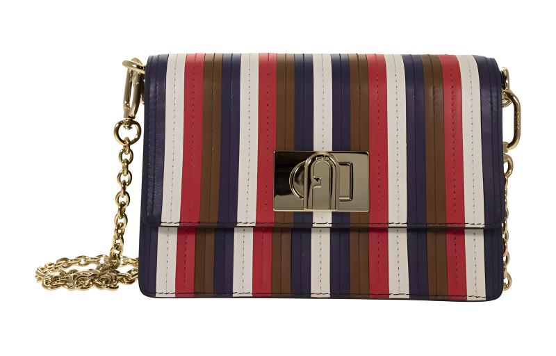 

Furla Кожаная женская сумка через плечо разноцветная